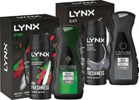 Lynx-Africa-or-Black-Duo-Gift-Set on sale