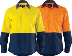ELEVEN-AEROCOOL-Hi-Vis-Spliced-Ripstop-LS-Shirt on sale