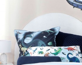 Kids-Space-Dino-European-Pillowcase-by-Pillow-Talk on sale
