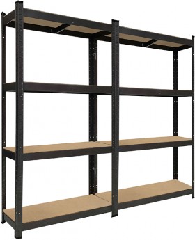 4-Tier-Garage-Shelf-Unit-2Pk on sale