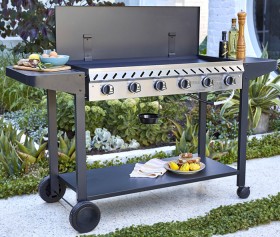 Grilled-Deluxe-6-Burner-BBQ on sale
