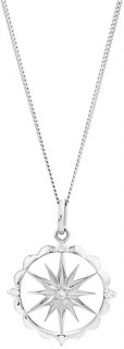 Star-Talisman-Pendant-with-Diamonds-in-Sterling-Silver on sale