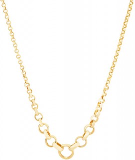 45cm-17-Graduated-Belcher-Chain-in-10ct-Yellow-Gold on sale