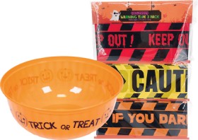 Halloween-Candy-Bowl-Warning-Tape-Pk-3-or-Assorted-Black-Creatures on sale