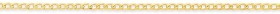 9ct-Gold-19cm-Solid-Curb-Bracelet on sale
