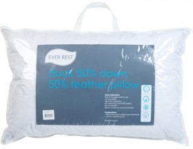 Ever-Rest-50-Duck-Down-50-Feather-Standard-Pillow on sale