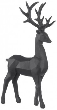 30-off-Bouclair-Black-Nostalgia-Standing-Deer-16-x-30cm on sale