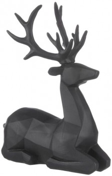 30-off-Bouclair-Black-Nostalgia-Laying-Deer-17-x-21cm on sale