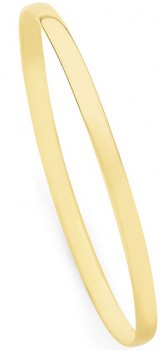 9ct-Gold-65mm-Solid-Bangle on sale