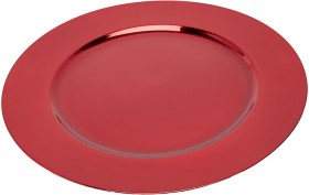 Red-Charger-Plate on sale