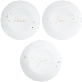 Set-of-3-Gold-Star-Side-Plates on sale