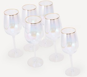 Set-of-6-Lustre-Wine-Glasses-440ml on sale