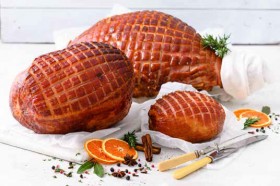 German-Butchery-Baked-Glazed-Boneless-Whole-Leg-Ham on sale