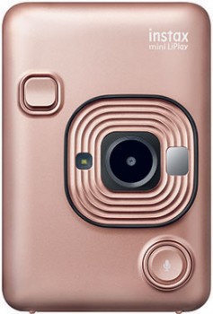 Fujifilm-LiPlay-Instant-Camera-Blush-Gold on sale