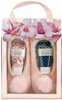 NEW-Pretty-Botanicals-Slipper-Set on sale