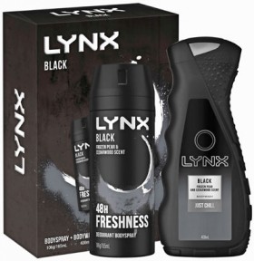 NEW-Lynx-Black-2-Piece-Pack on sale