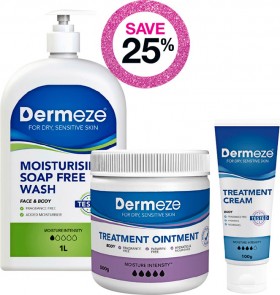 Save-25-on-Dermeze-Skincare-Range on sale