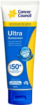 Cancer-Council-Ultra-SPF50-Sunscreen-110mL on sale