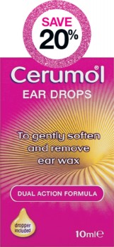 Save-20-on-Cerumol-Ear-Drops-10mL on sale