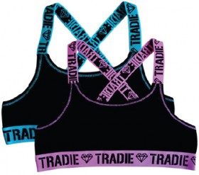 Tradie-2-Pack-Girls-Crop on sale