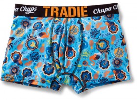 Tradie-Mens-Work-Surf-Trunk-Aqua on sale