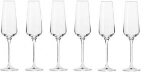 Krosno-Avant-Garde-Collection-Gift-Boxed-Champagne-Flute-180ml-Set-of-6 on sale