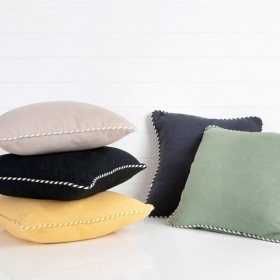 Zona-Plain-Square-Cushion-by-Habitat on sale