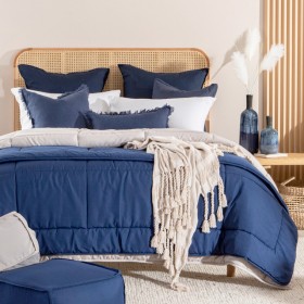Navy-Quilt-by-Snoozi-Cube on sale