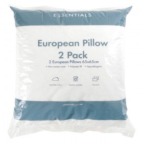 Twin-Pack-European-Pillows-by-Essentials on sale