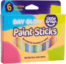 Little-Brian-6-Pack-Paint-Sticks-Day-Glow on sale