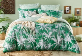 Ombre-Home-Lost-in-Paradise-Palm-Quilt-Cover-Set on sale