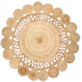 Ombre-Home-Lost-in-Paradise-Jute-Rug-Natural-120cm on sale