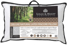 Logan-Mason-Deluxe-Natural-Latex-Pincore-Pillow on sale