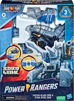 Power-Rangers-Dino-Fury-Tricera-Blade-Zord-and-Stego-Spike-Zord on sale