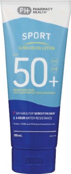 Pharmacy-Health-Sport-Sunscreen-Lotion-SPF50-200mL on sale