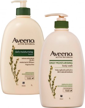 Aveeno-Daily-Moisturising-Lotion-or-Daily-Moisturising-Body-Wash-1L on sale