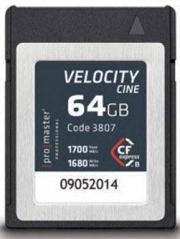 ProMaster-CFexpress-Velocity-CINE-Type-B-64GB-Memory-Card on sale